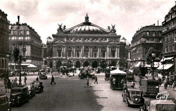 Paris, La place  de l'Opéra Vorderseite