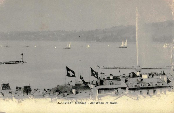 Genève, Jet d'eau et Rade Vorderseite