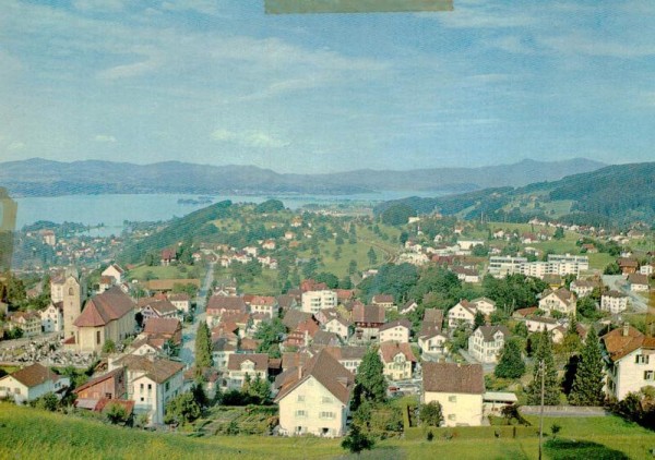 Wollerau am Zürichsee SZ - Flugaufnahmen Vorderseite