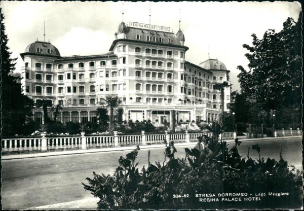 Stresa Borromeo-Lago Maggiore, Regina Palace Hotel Vorderseite
