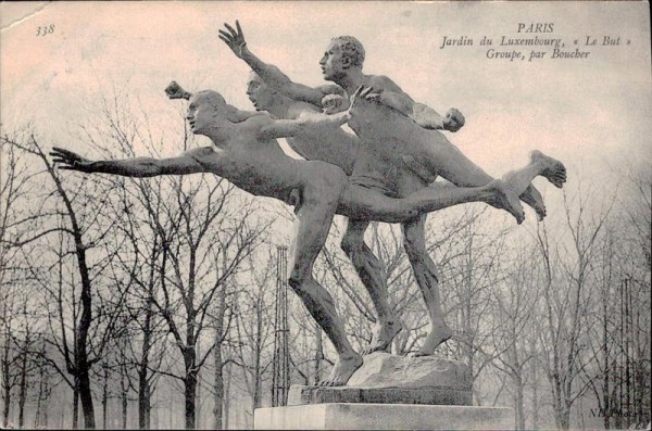 Paris, Jardin du Luxembourg, le But, Boucher Vorderseite