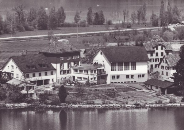 Invalidenheim St.Antonius, Hurden bei Rapperswil SG - Flugaufnahmen Vorderseite