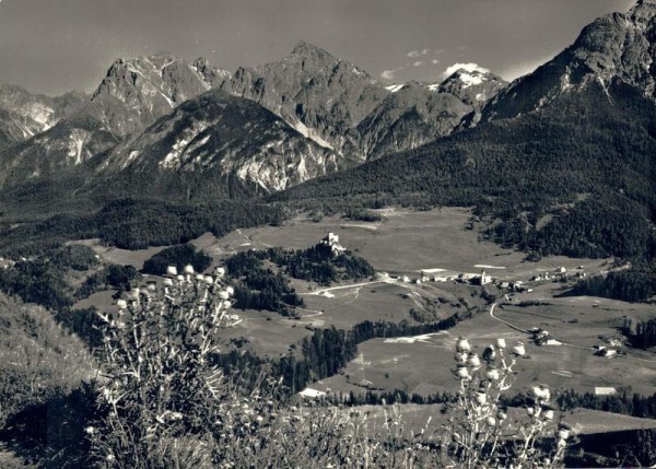 Tarasp von Bella-Vista bei Fetan aus Vorderseite