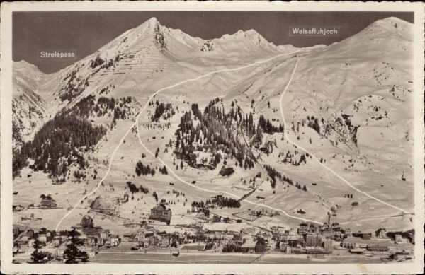 Davos-Dorf mit Parsennbahn. Dorftäliabfahrt und Standard-Run