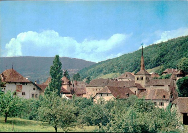 Romainmôtier, Le prieuré et l'église Vorderseite