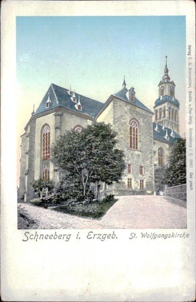St.-Wolfgangs-Kirche (Schneeberg) Vorderseite
