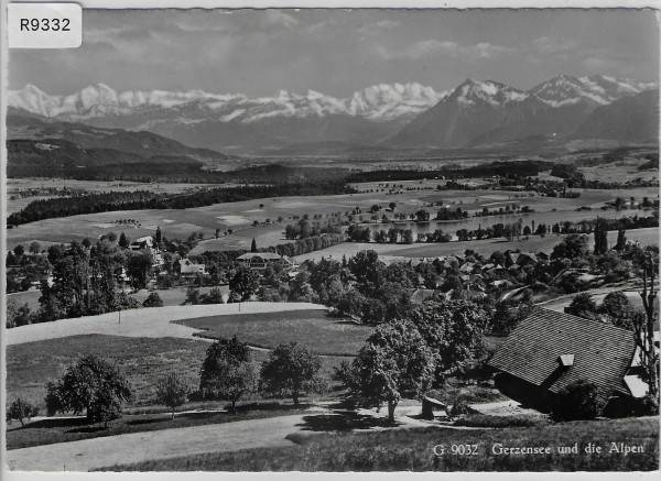 Gerzensee und die Alpen
