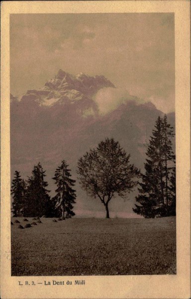 La Dents du Midi Vorderseite