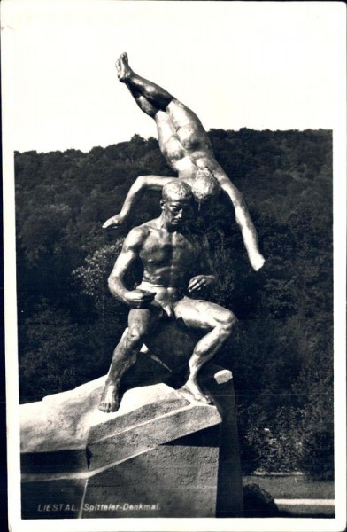 Liestal, Spitteler-Denkmal Vorderseite