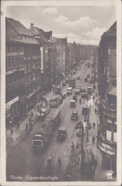 Berlin, Cöpenickerstrasse Vorderseite