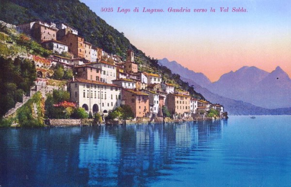 Lago di Lugano - Gandria verso la Val Solda
