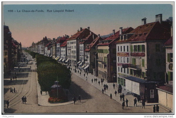 La Chaux de Fonds - Rue Léoplod Robert - 1195