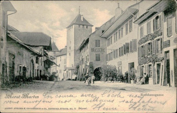 Murten - Rathausgasse Vorderseite