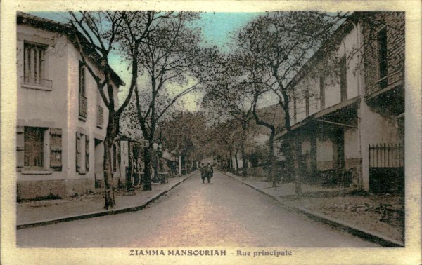 Ziamma Mansouriah-Rue principale Vorderseite