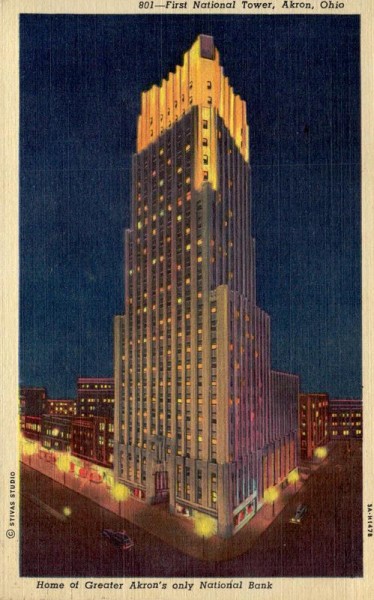 Akron Ohio, First National Tower Vorderseite