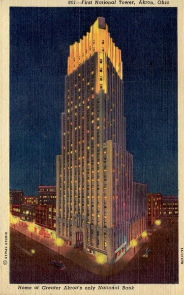 Akron Ohio, First National Tower Vorderseite