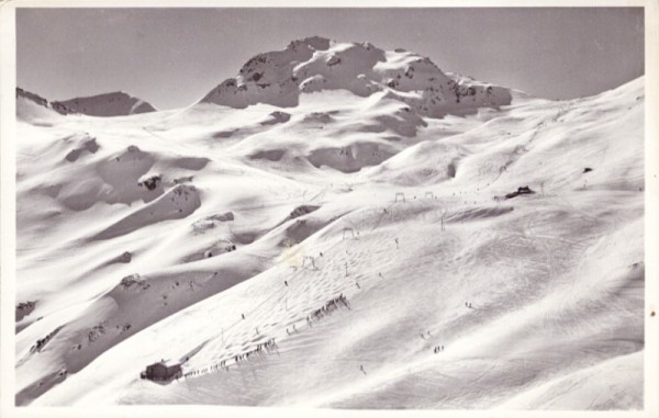 Blick auf Parsennhütte