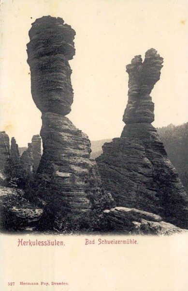 Herkulessäule - Bad Schweizermühle Vorderseite