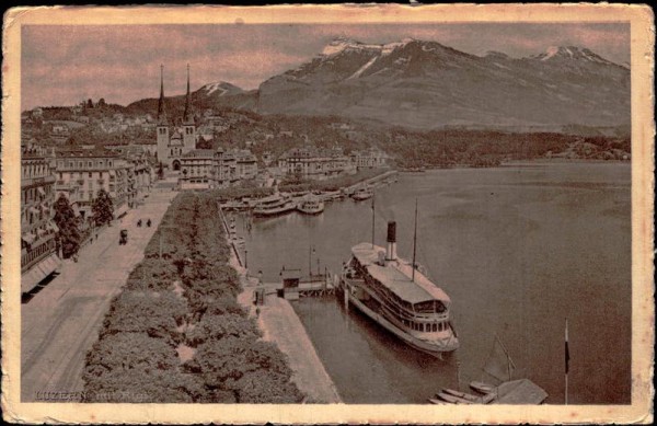 Luzern mit Rigi Vorderseite