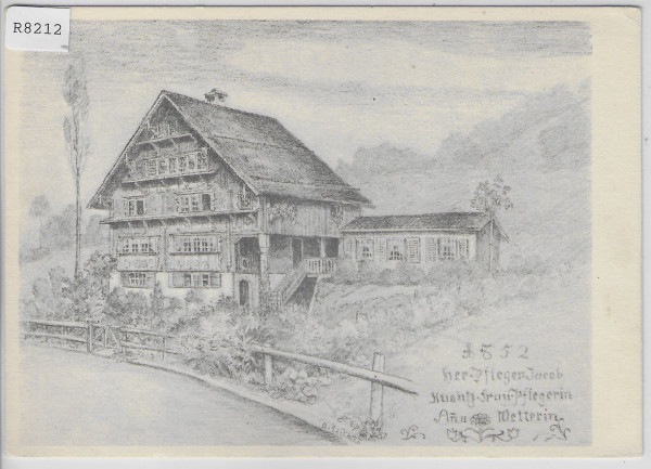 Ebnat-Kappel - Haus Edelmann im Acker Künstlerkarte