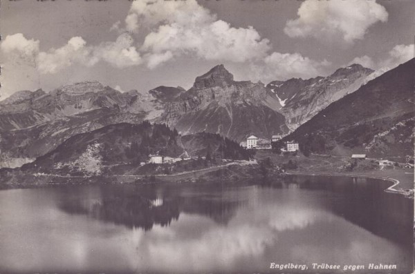 Engelberg, Trübsee gegen Hahnen Vorderseite