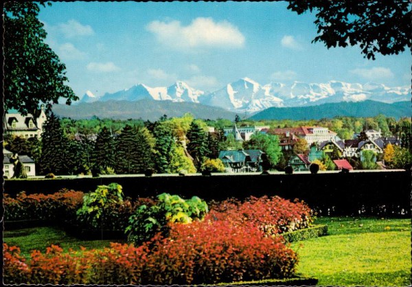 Bern und die Alpen