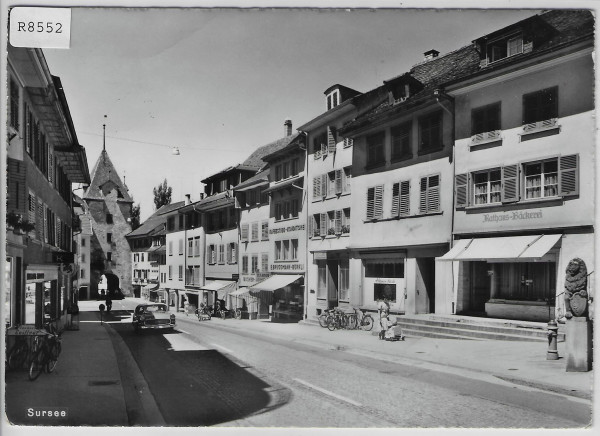 Sursee - Unterstadt - Rathaus Bäckerei - animee belebt