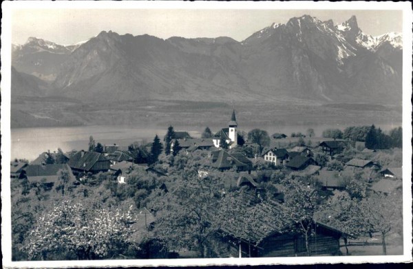Sirgiswil mit Stockhornkette. Vorderseite