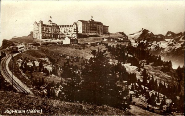 Rigi-Kulm (1800m) Vorderseite