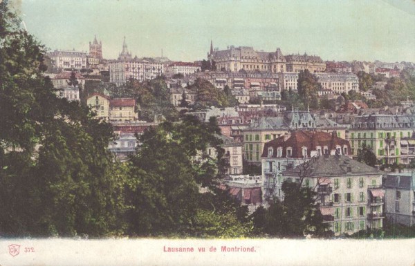 Lausanne vu de Montriond