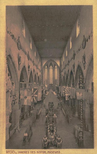 Basel, Inneres des Histor.Museums Vorderseite