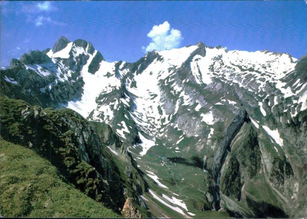 Alpstein, Blick auf Meglisalb Vorderseite