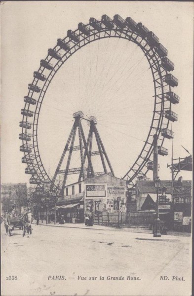 Paris, Vue sur la Grande Roue Vorderseite