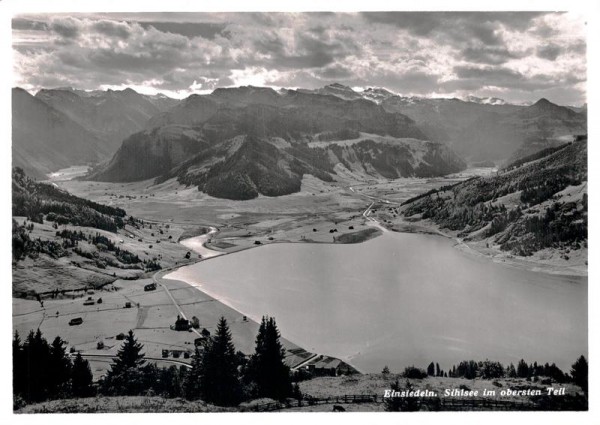 Einsiedeln, Sihlsee im obersten Teil Vorderseite