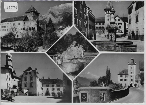 Historische Städtchen Maienfeld Multiview