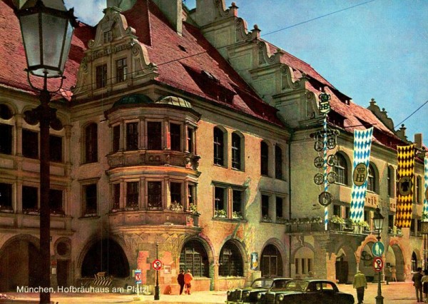 München, Hofbräuhaus am Platzl Vorderseite