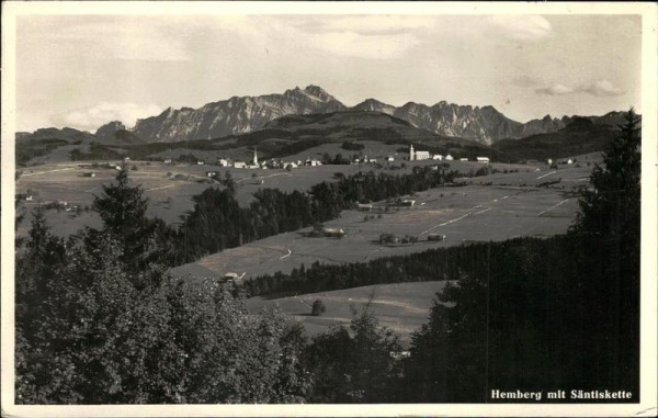 Hemberg mit Säntiskette Vorderseite