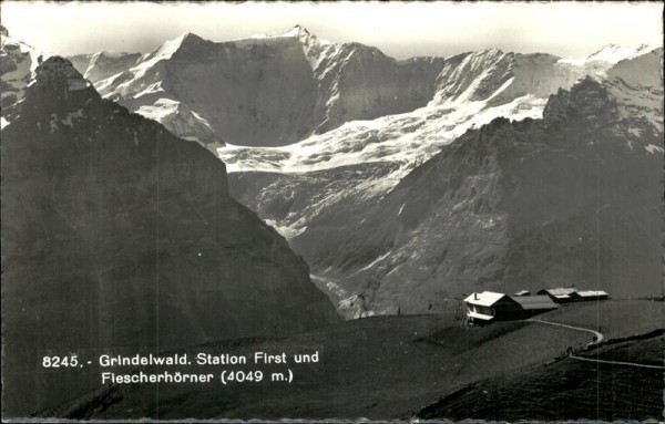 Grindelwald, Station First und Fletscherhörner Vorderseite
