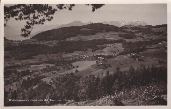 Walzenhausen, Blick von der Egg Vorderseite