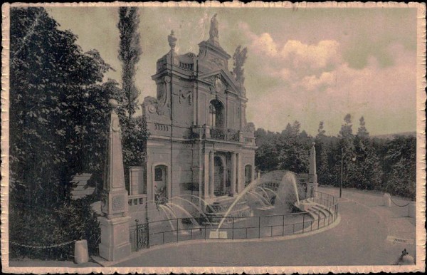Bern, Fassade des alten historischen Museums, Wiederaufrichtung 1912 Vorderseite