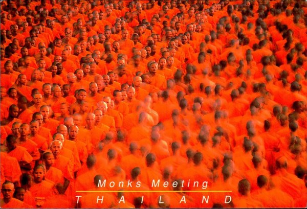 Monks Meeting, Thailand Vorderseite