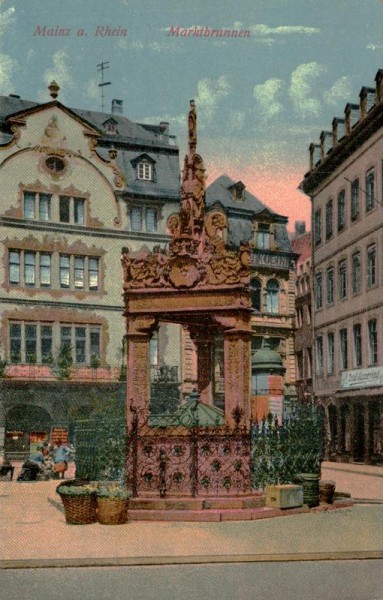 Mainz a. Rhein, Marktbrunnen Vorderseite