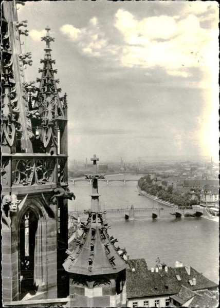 Basel/Blick vom Münster Vorderseite