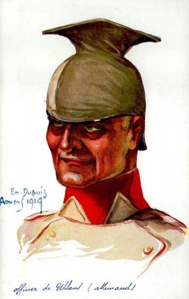 Officier de Uhlaus, allemand Vorderseite