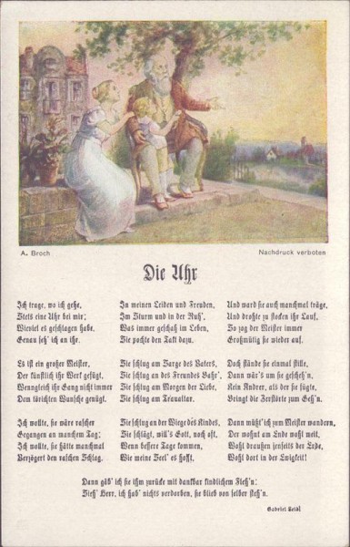 Die Uhr Vorderseite