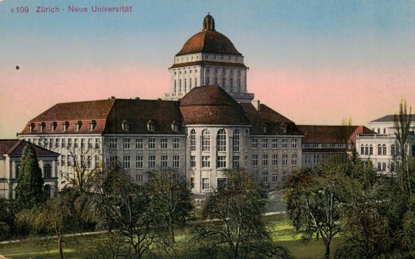 Zürich, Neue Universität Vorderseite