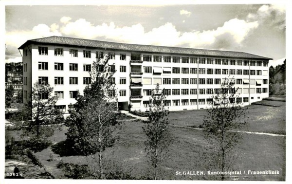 St.Gallen, Kantonsspital/Frauenklinik Vorderseite