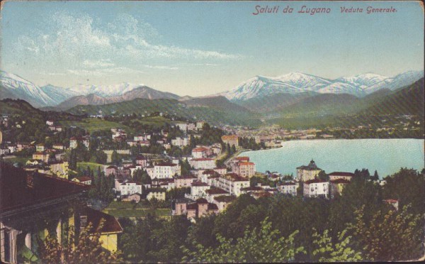 Saluti da Lugano - Veduta Generale