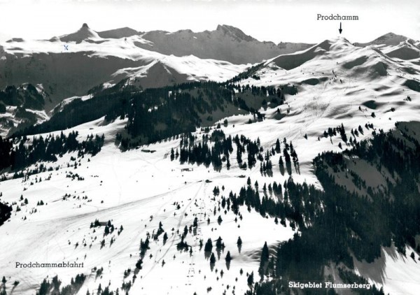 Skigebiet Flumserberg Vorderseite