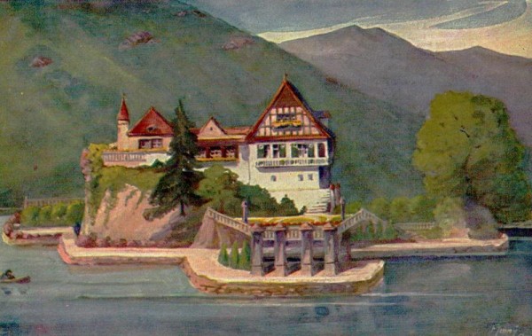 Vitznau, Schlössli Hohenfels Vorderseite